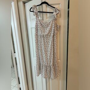 FUN FLORAL DRESS MIDI